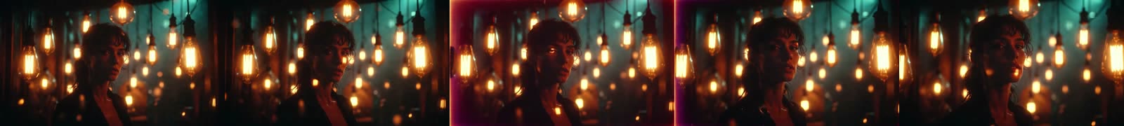 Random Glow frames over time