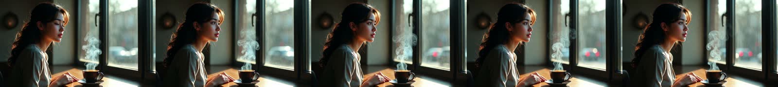 Cinemagraph frames over time