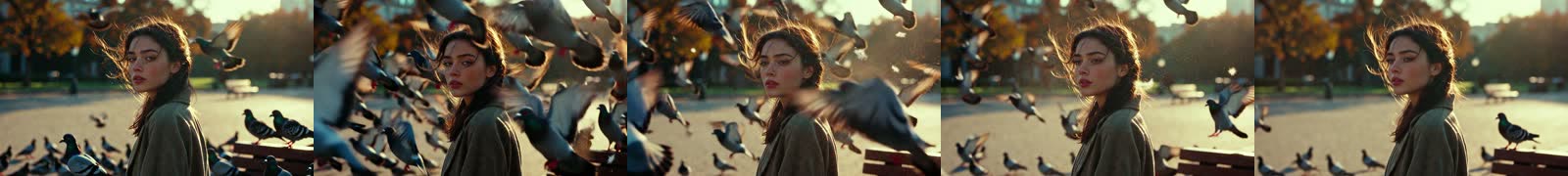 Pigeons frames over time