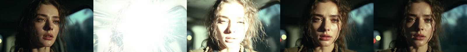 Light Flash frames over time