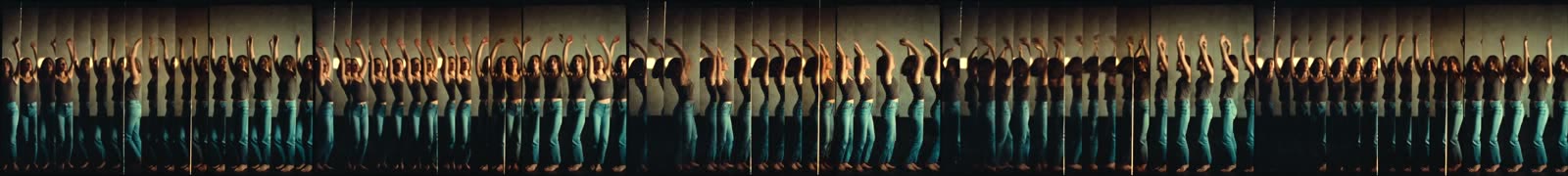 Zoetrope frames over time