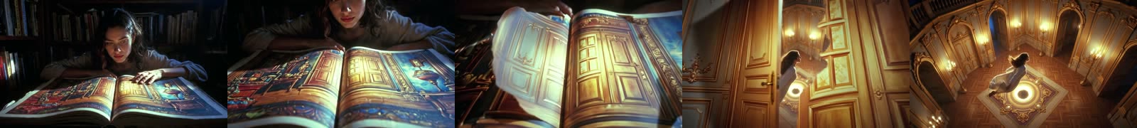 Lost in a Book frames over time