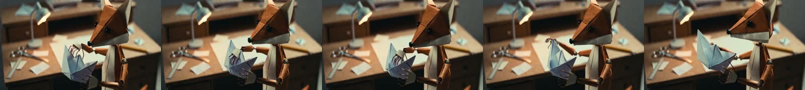 Stop Motion frames over time