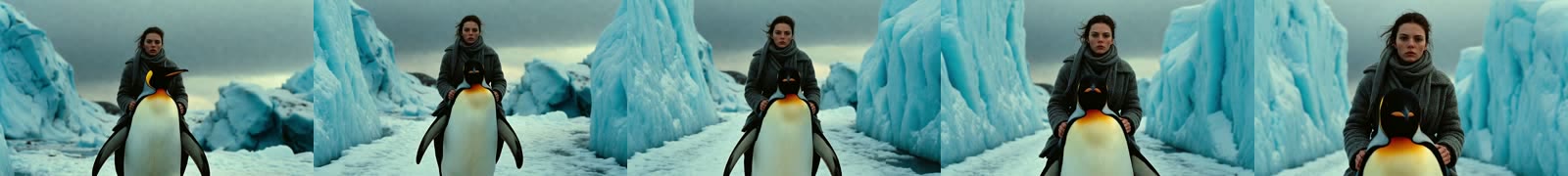 Penguin Ride frames over time
