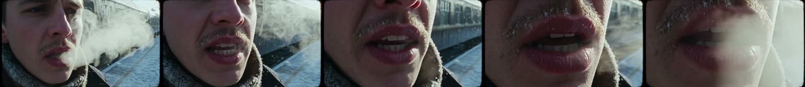 Mouth In frames over time